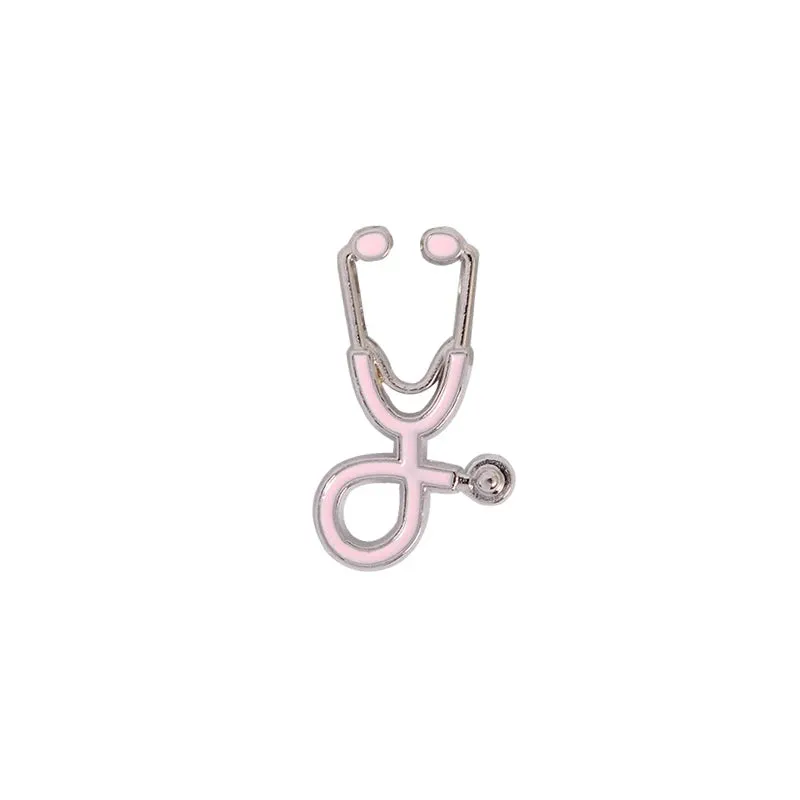 Stethoscope Enamel Brooch Pins