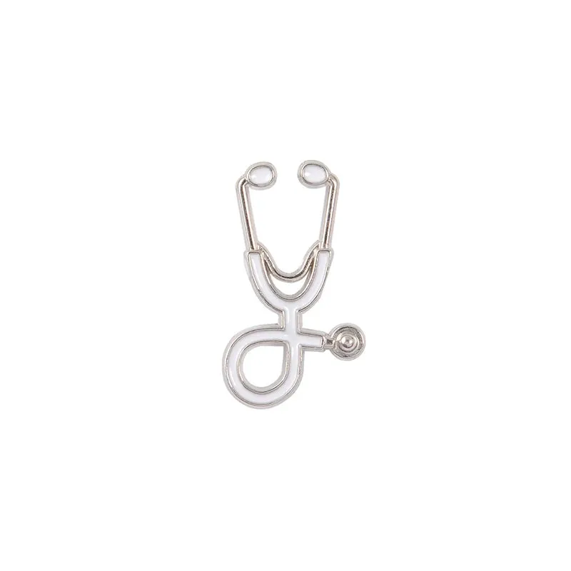 Stethoscope Enamel Brooch Pins