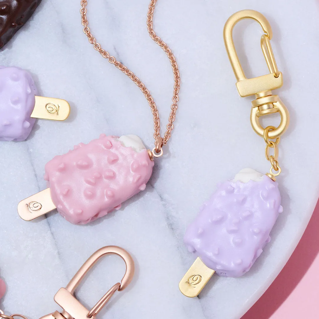 Strawberry Cheesecake Ice Cream Bar Necklace【Japan Jewelry】