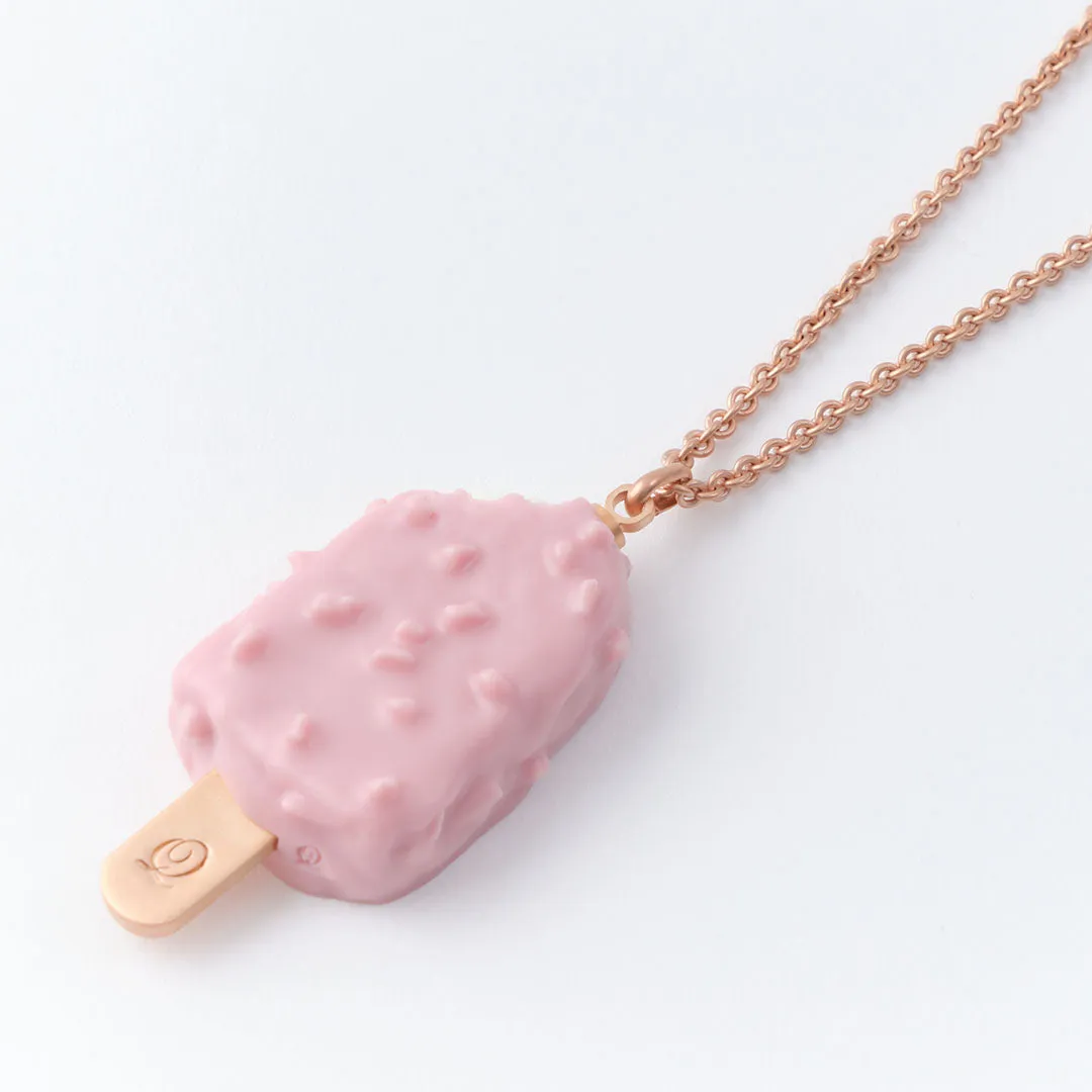 Strawberry Cheesecake Ice Cream Bar Necklace【Japan Jewelry】