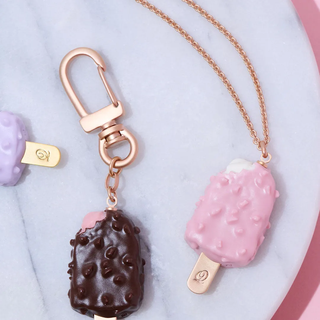 Strawberry Cheesecake Ice Cream Bar Necklace【Japan Jewelry】