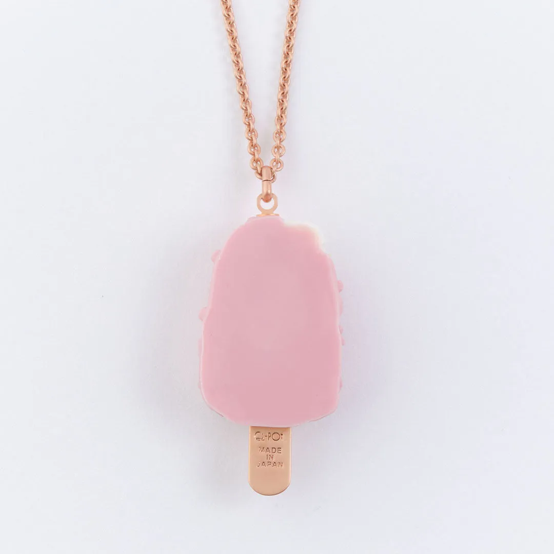Strawberry Cheesecake Ice Cream Bar Necklace【Japan Jewelry】
