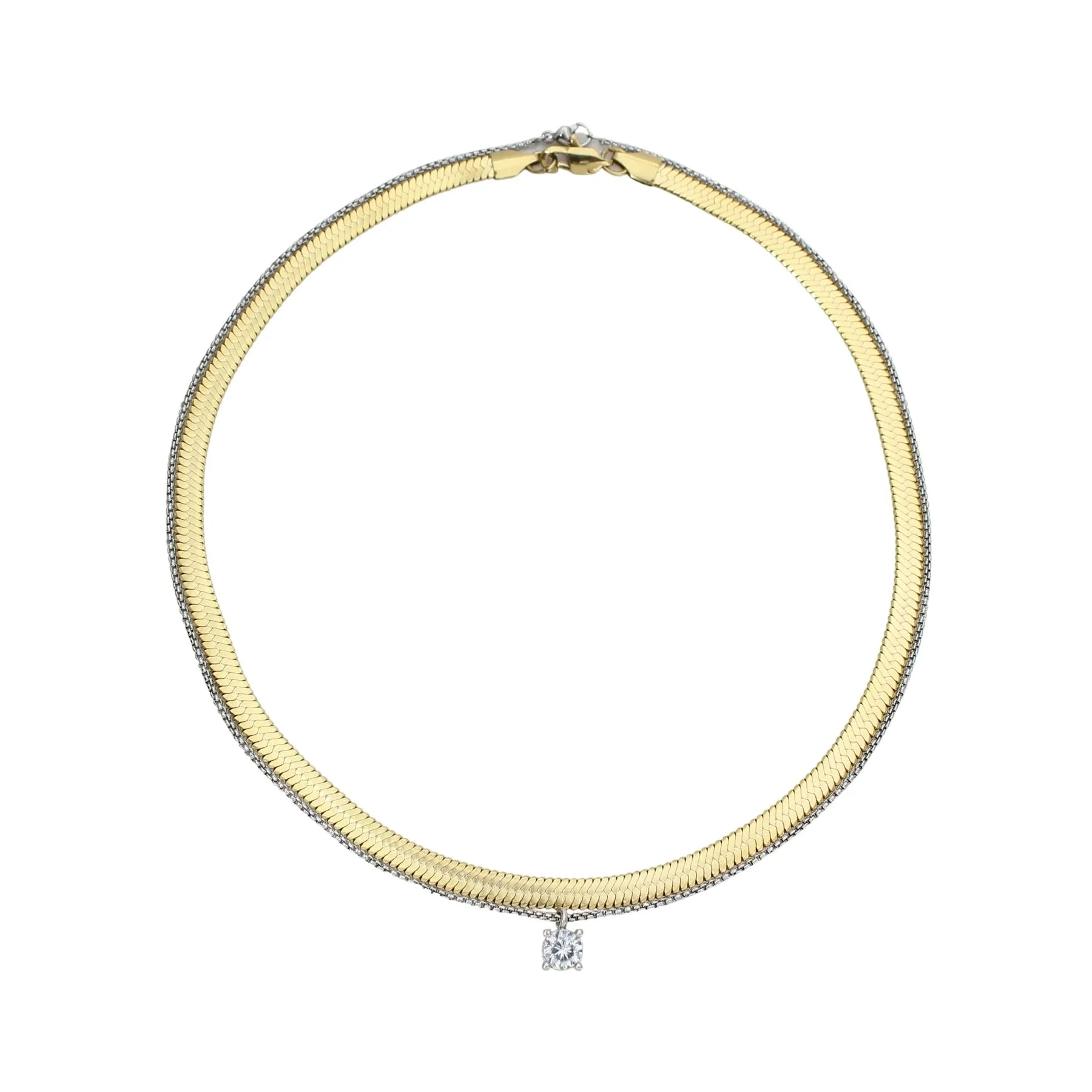 THE CHIC SNAKE LAYERED NECKLACE SET