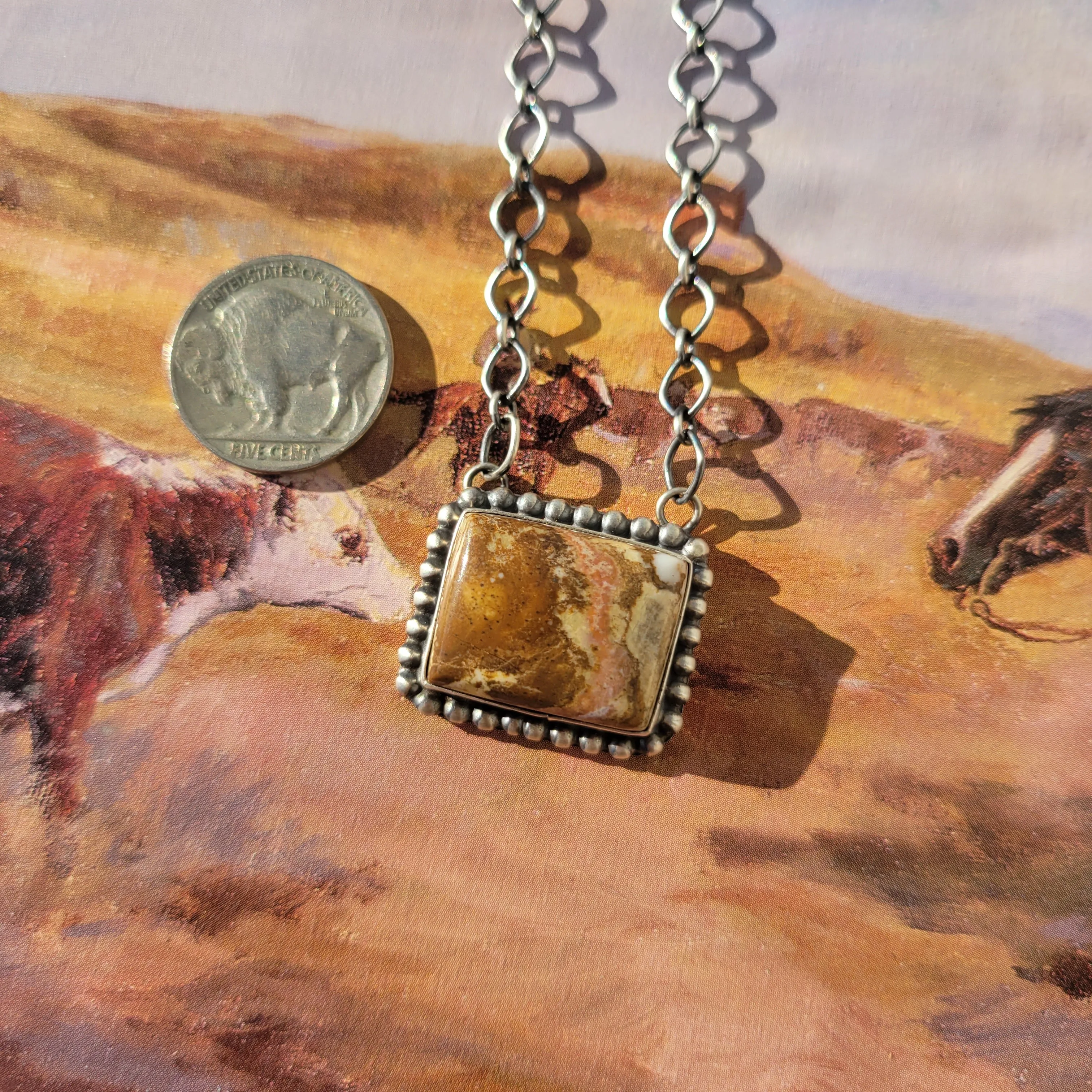 The Heidi Bar Necklace - Wild Horse