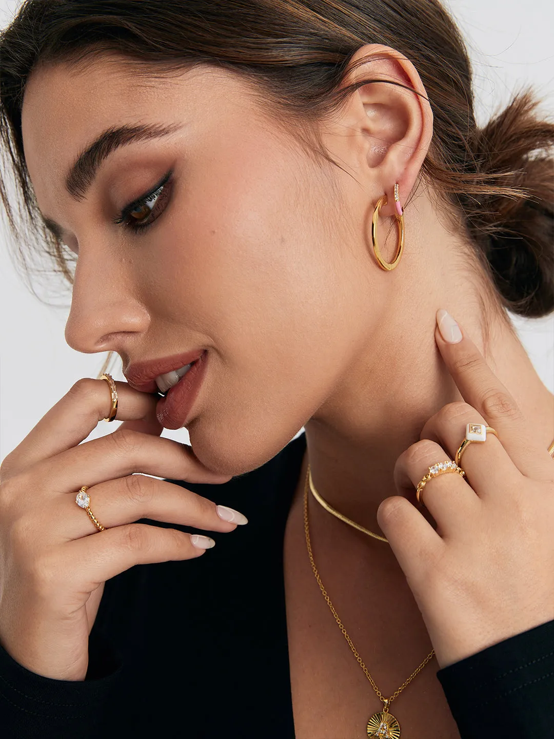Thin Round Hoops