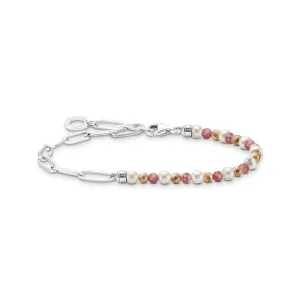 Thomas Sabo Chain and Mixed Jasper Bead Bracelet
