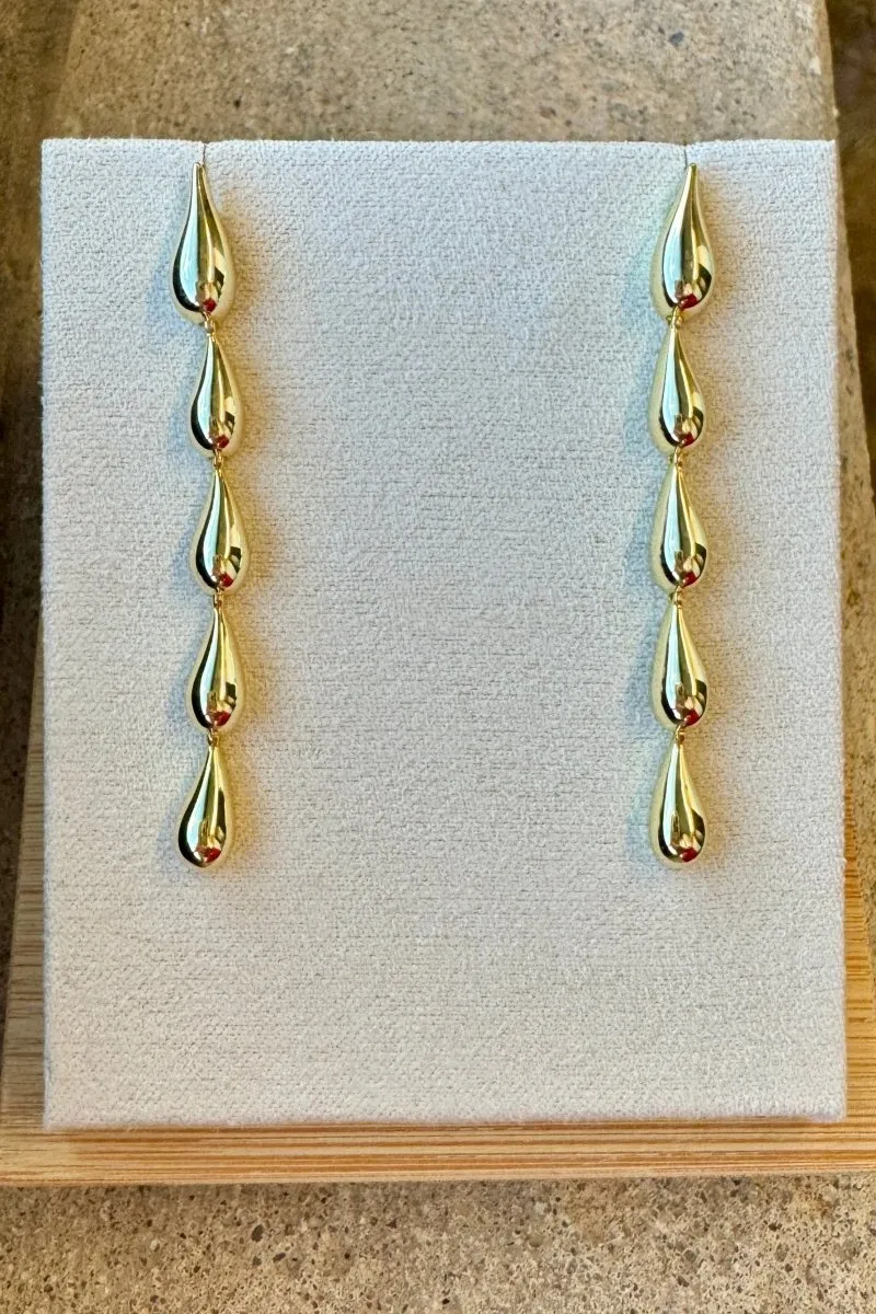 Tina Dangle Teardrop Earrings