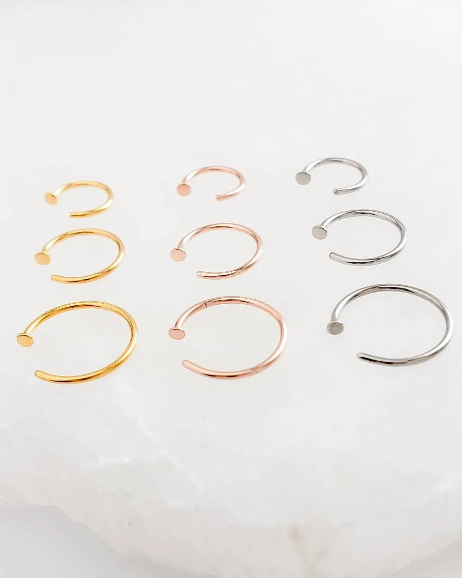 Tiny Dot Hug Hoops