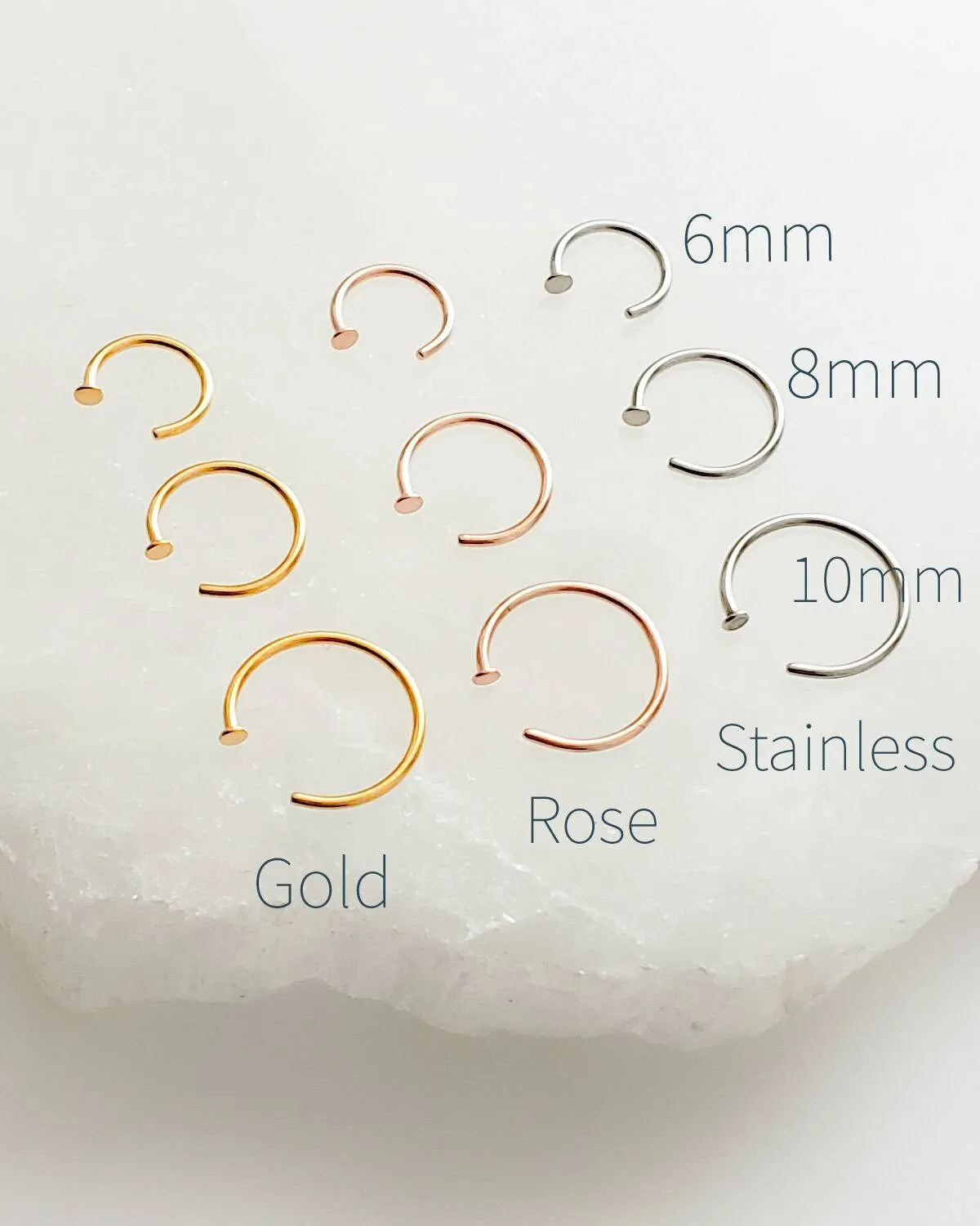 Tiny Dot Hug Hoops