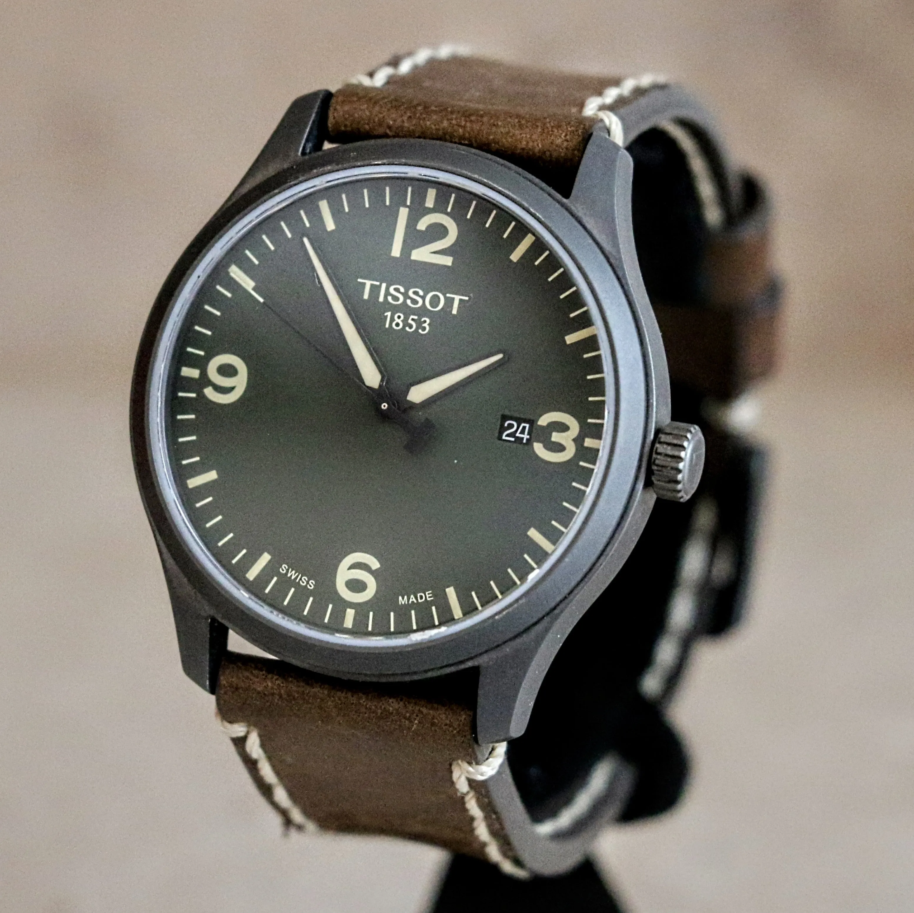 Tissot Wristwatch Ref No. T 116410 A Modern Quartz Water Resistant 100m Watch