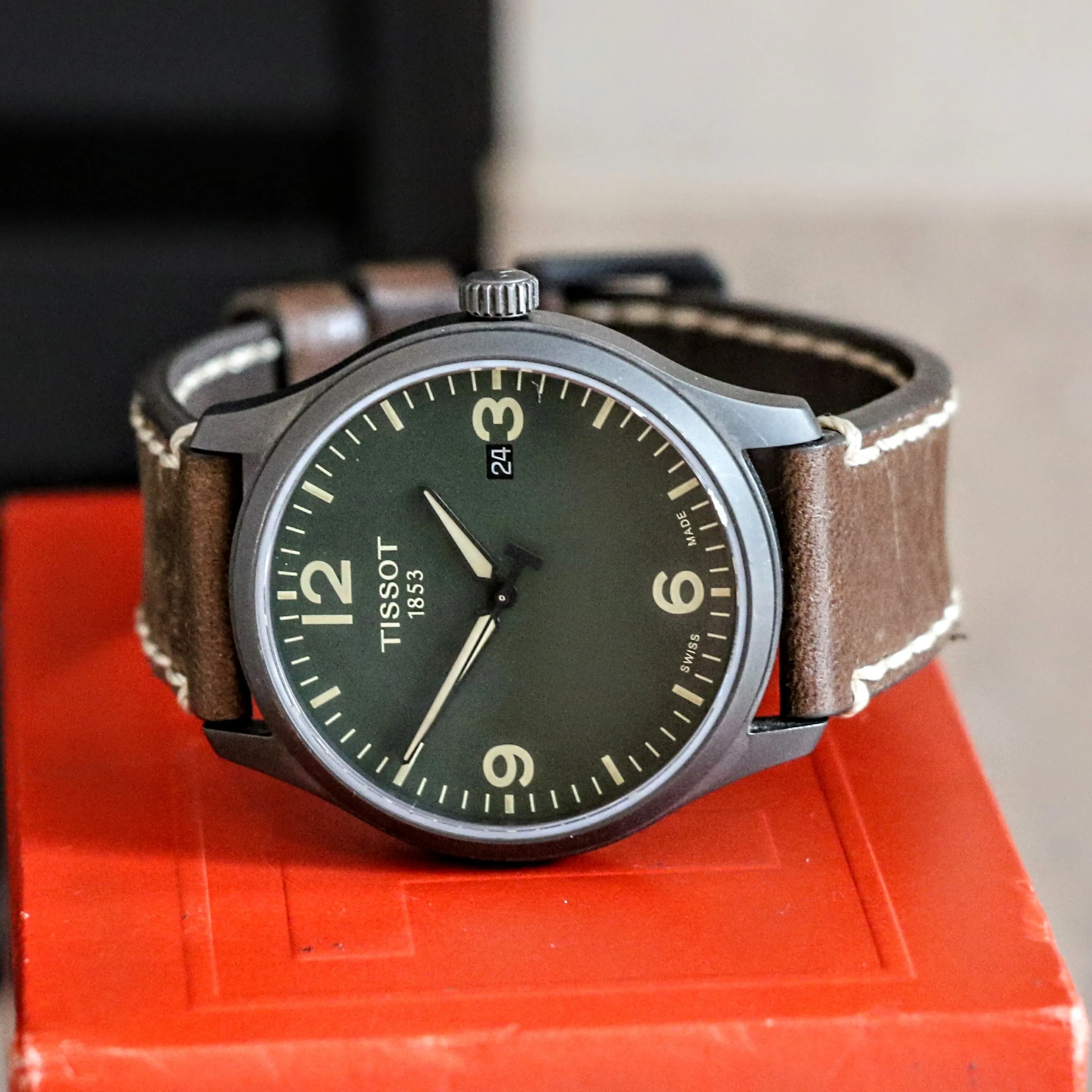 Tissot Wristwatch Ref No. T 116410 A Modern Quartz Water Resistant 100m Watch