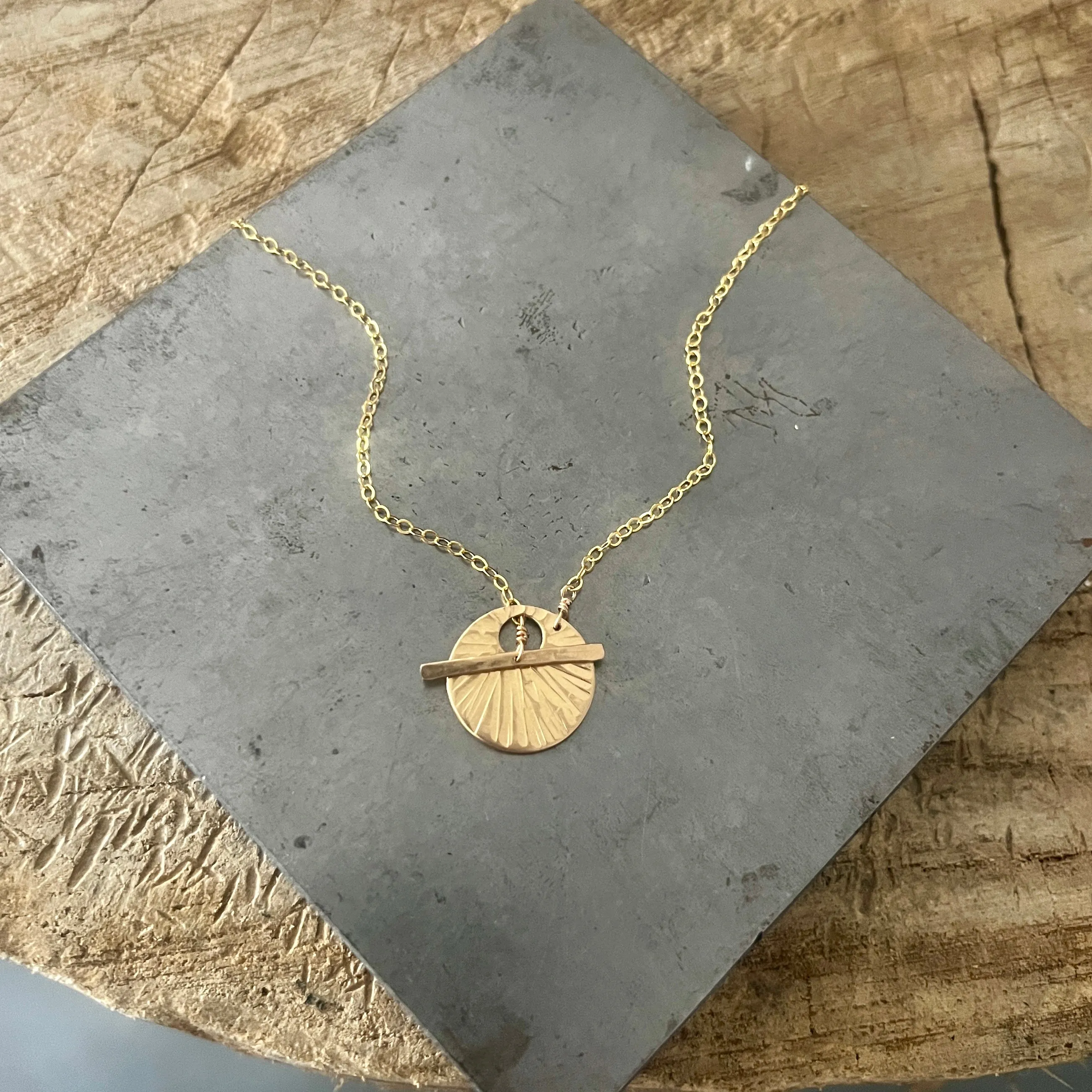 Toggle Time necklace