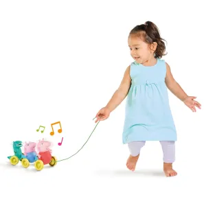 Toomies Pull Along Peppa Pig - Walking and Crawling Toy with Wheels