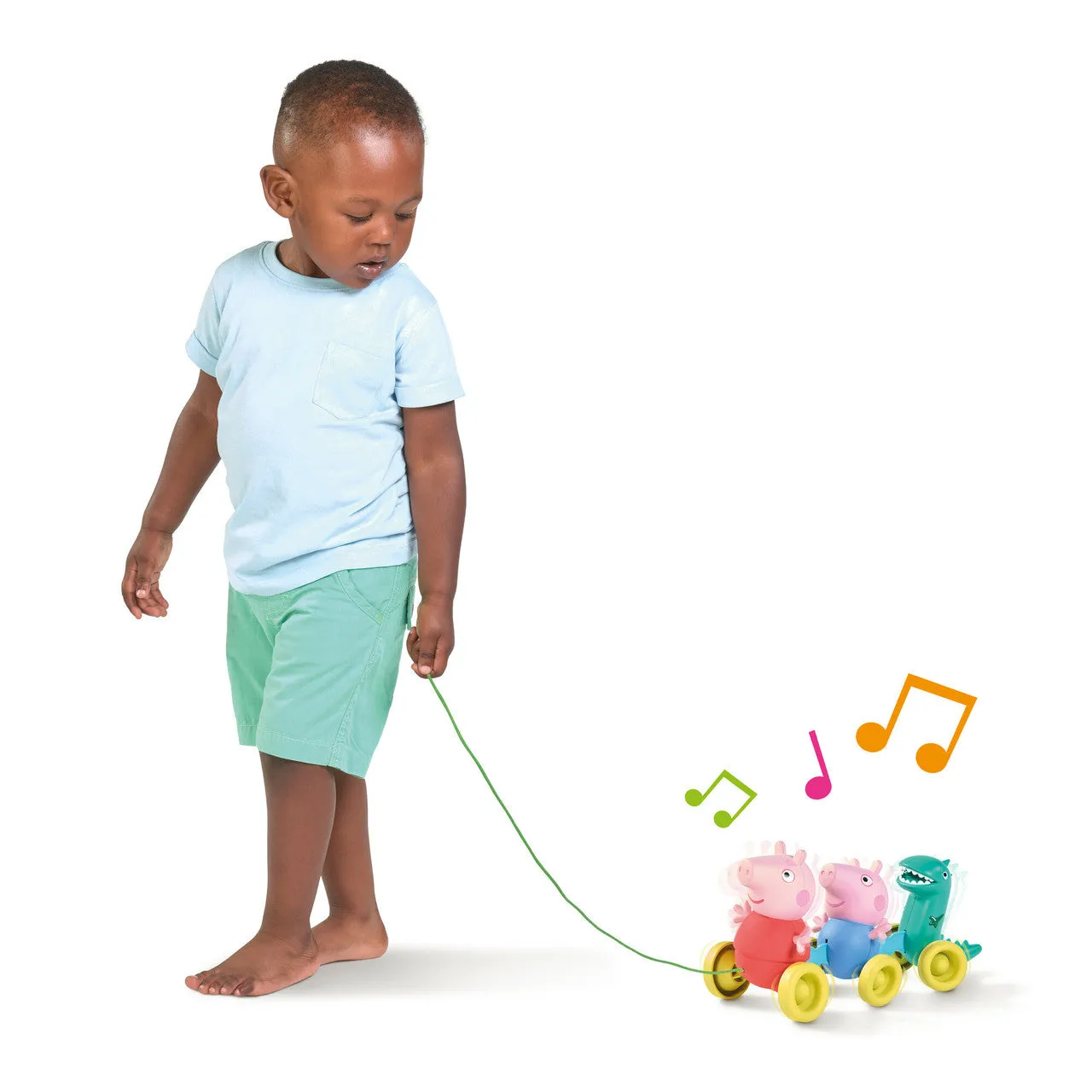 Toomies Pull Along Peppa Pig - Walking and Crawling Toy with Wheels