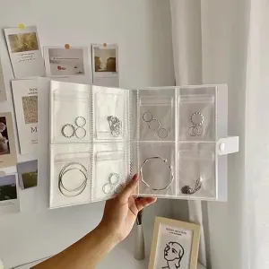 Transparent Jewelry Storage Book