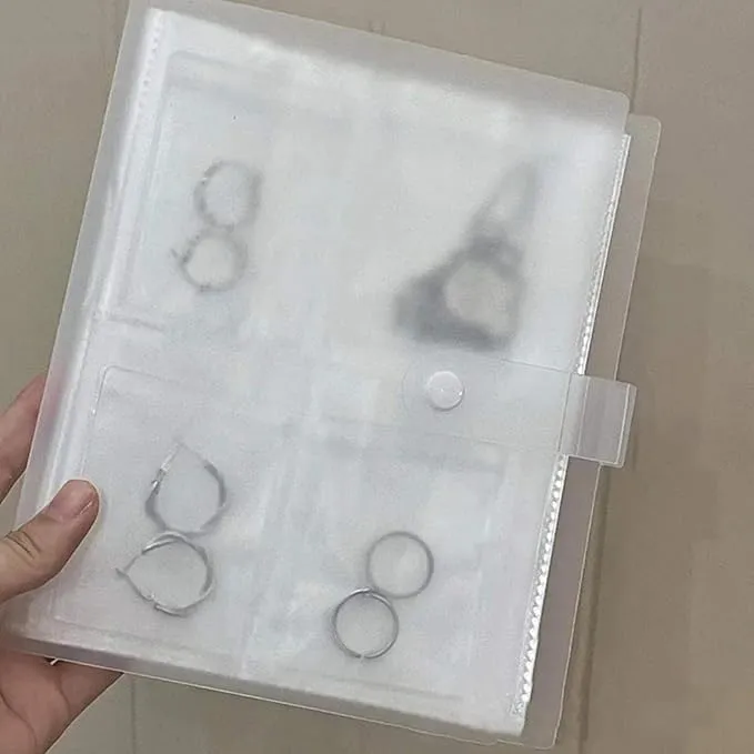 Transparent Jewelry Storage Book
