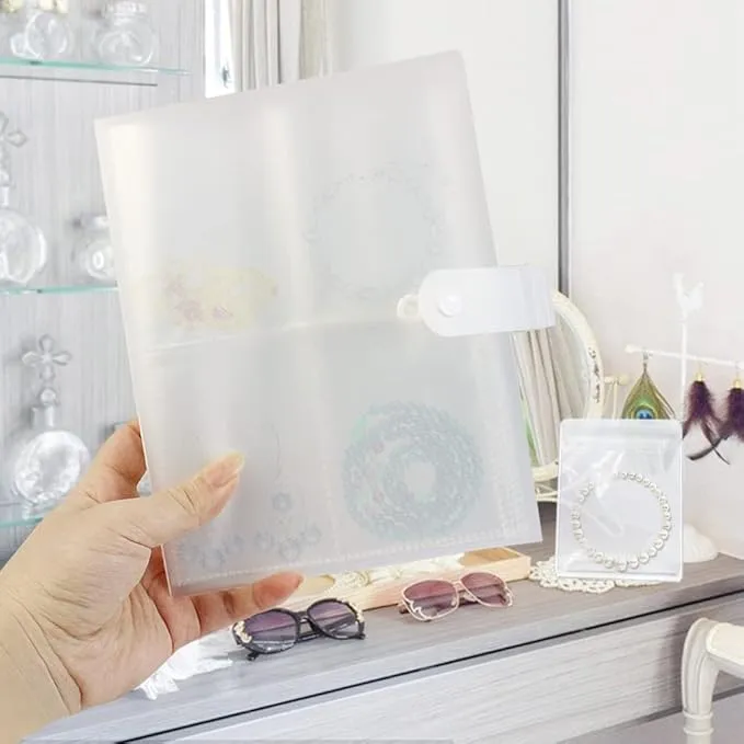 Transparent Jewelry Storage Book