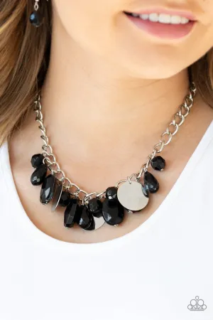 Treasure Shore Black Paparazzi Necklace