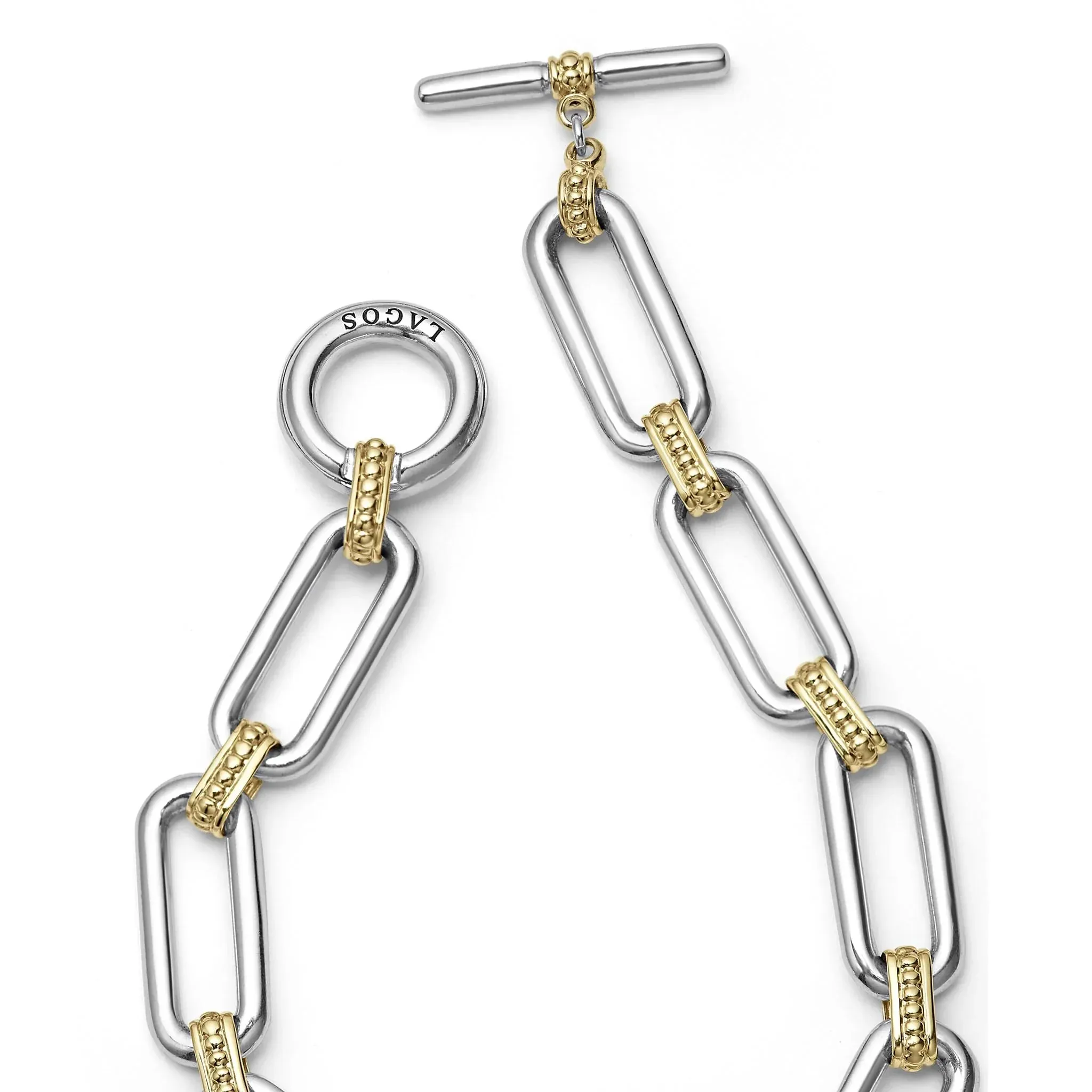 Two-Tone Link Bracelet