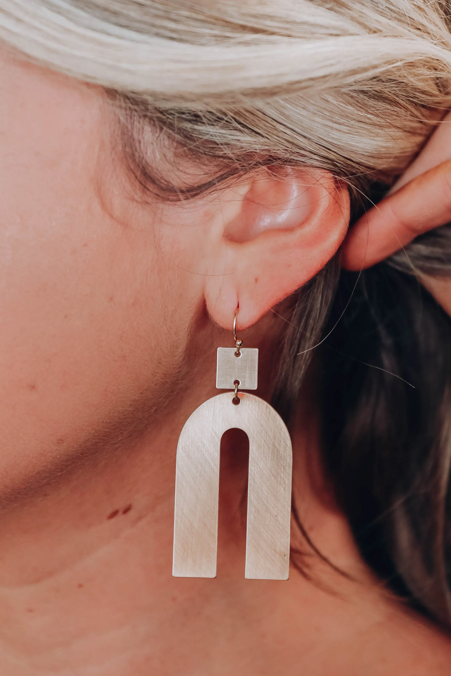 U and Me Babe Earrings - Gold