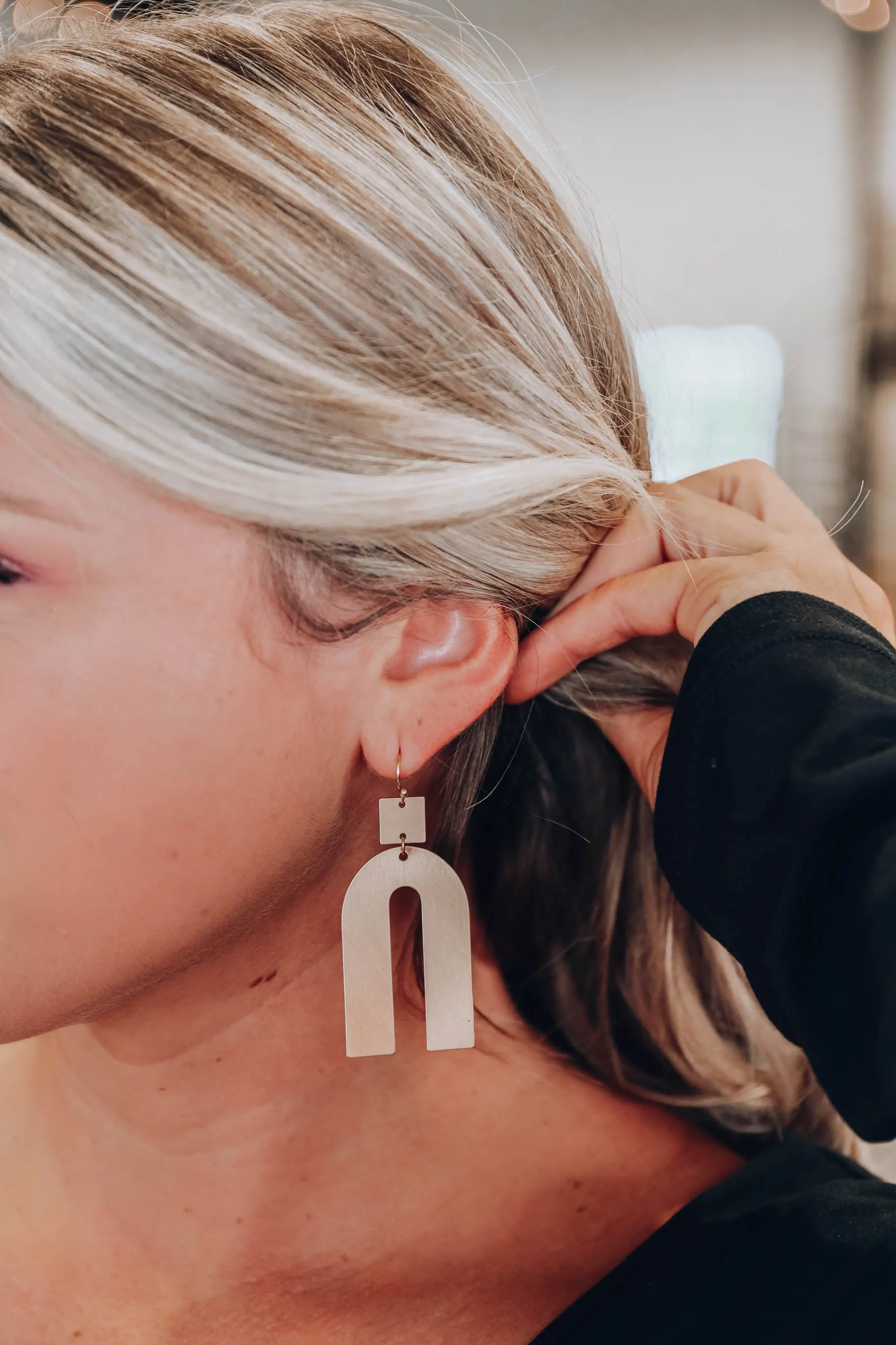 U and Me Babe Earrings - Gold