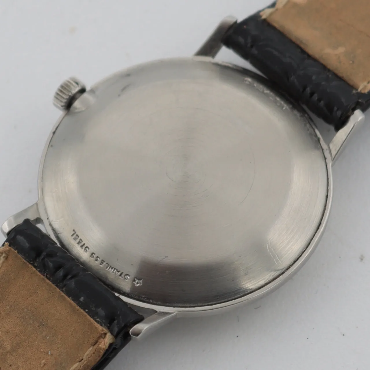 Vintage Hamilton Sunburst Dress Men's Mechanical Wristwatch Swiss Steel