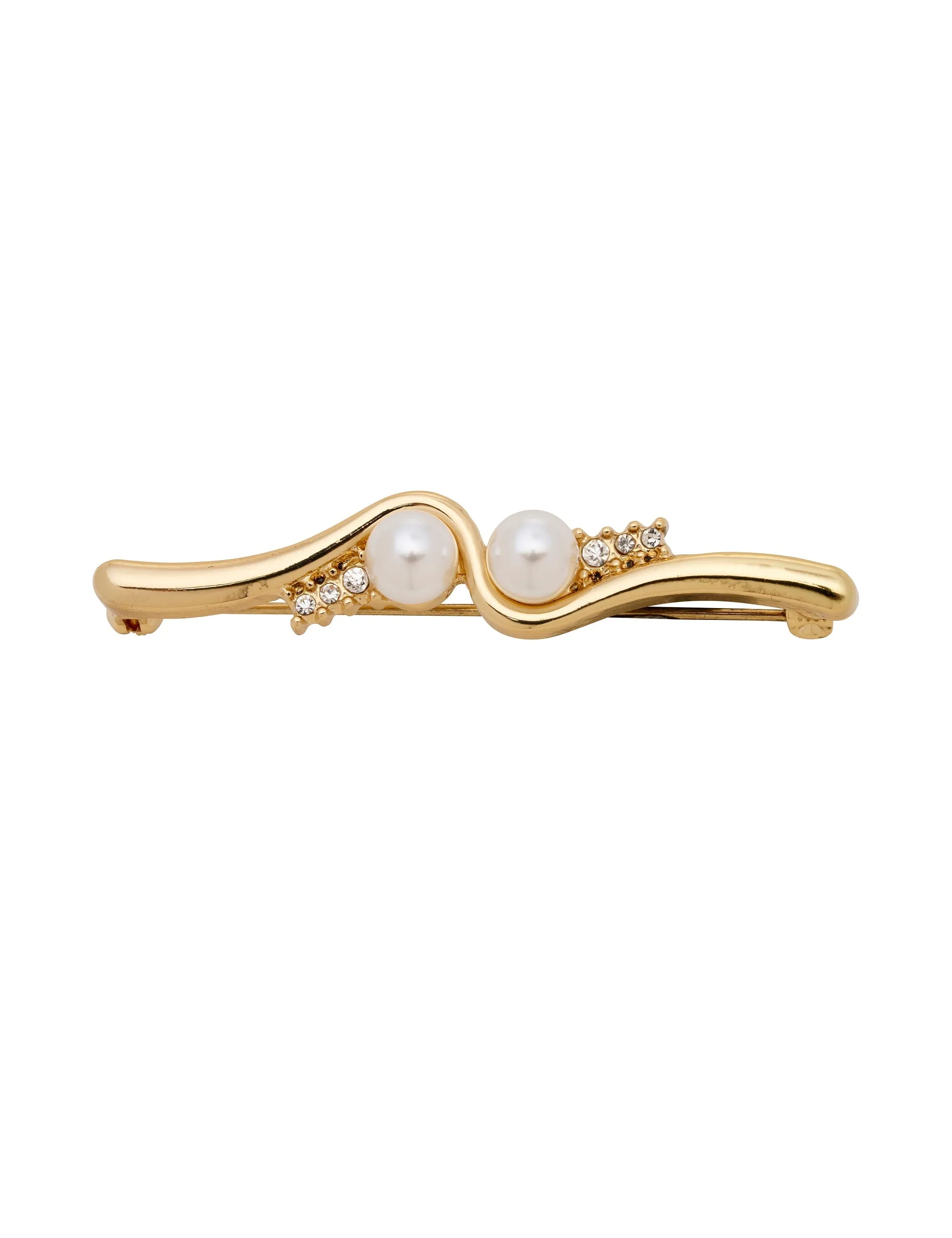 WAVELENGTH PEARL BROOCH