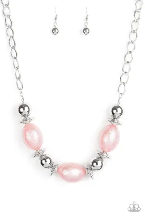Welcome to the Big Leagues Pink Paparazzi Necklace