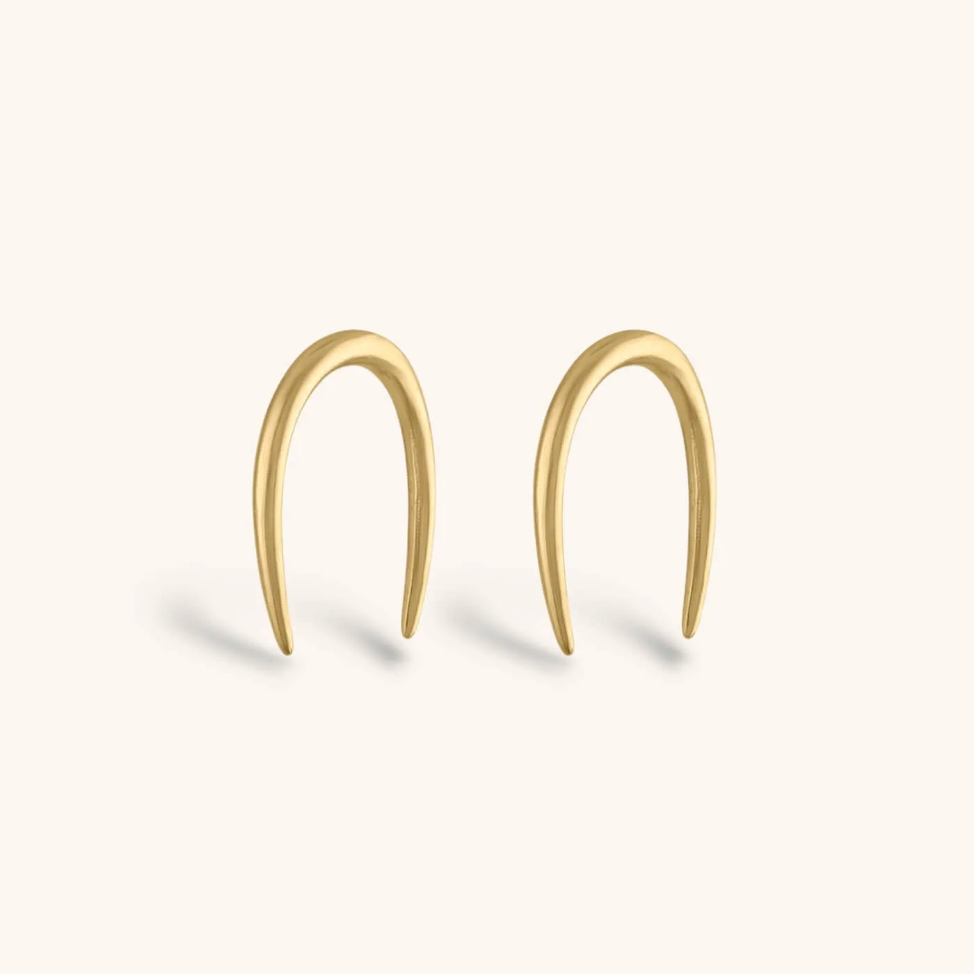 Whisper Open Hoop Earrings in 14k Gold