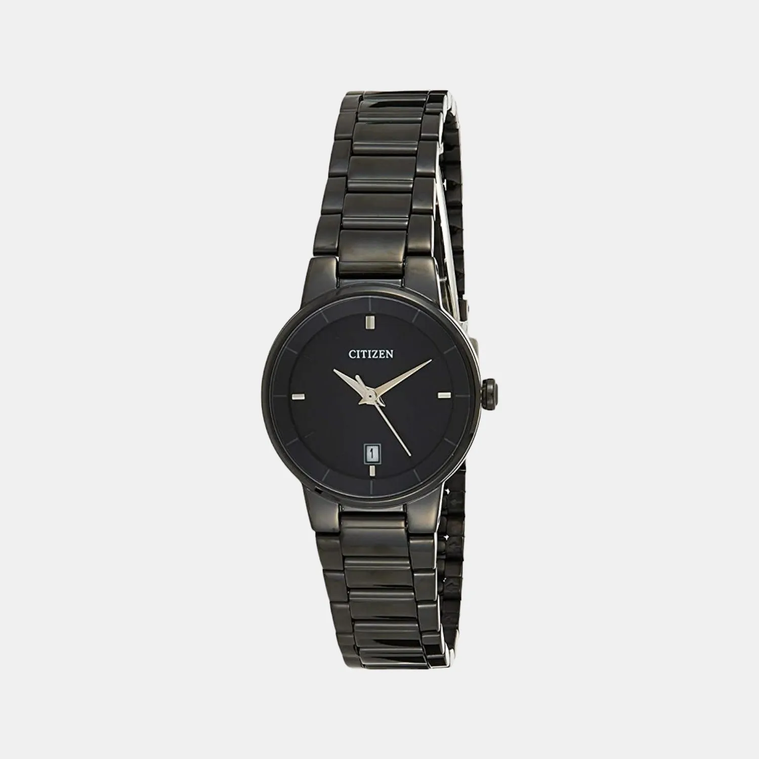 Women's Black Analog Stainless Steel Watch EU6017-54E
