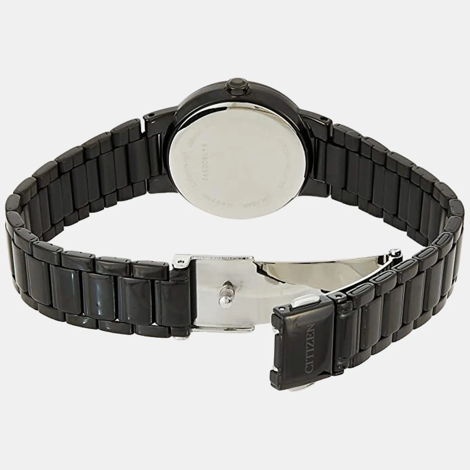 Women's Black Analog Stainless Steel Watch EU6017-54E