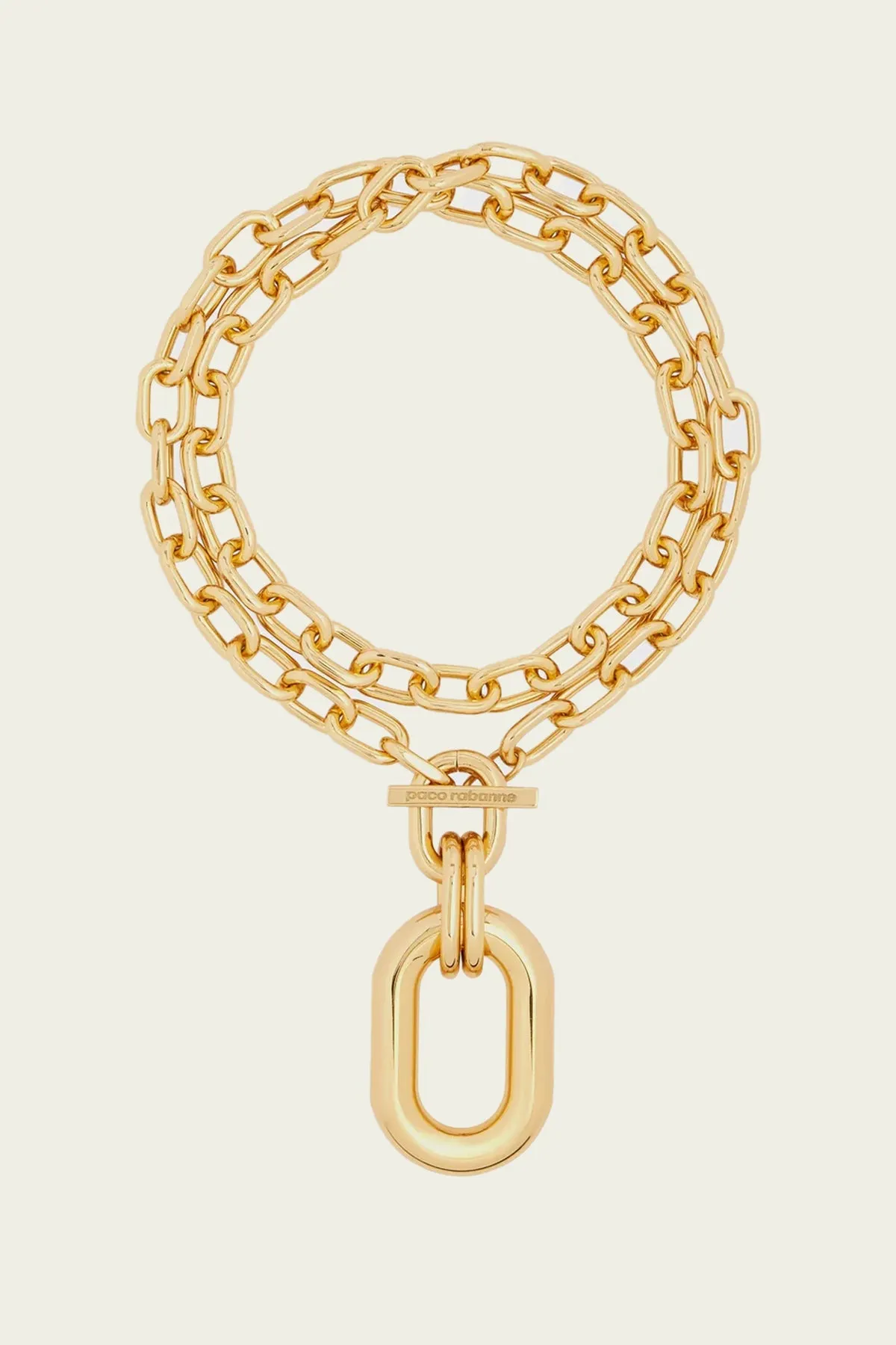 XL Link Pendant in Gold