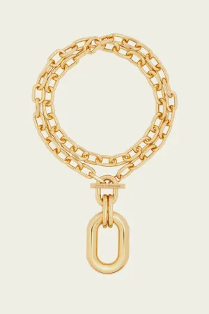 XL Link Pendant in Gold