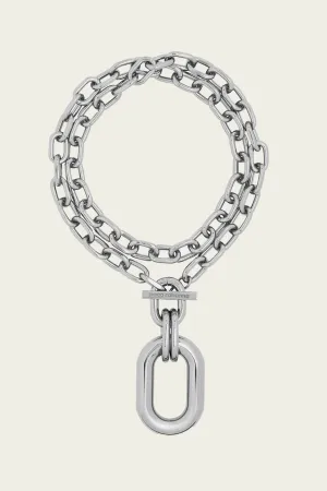 XL Link Pendant in Silver