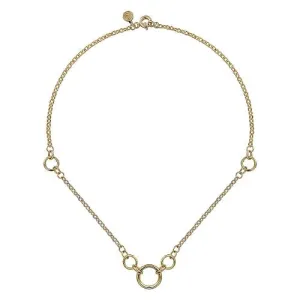 Yellow Gold Link Necklace