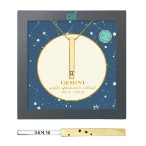Zodiac Secret Message Necklace