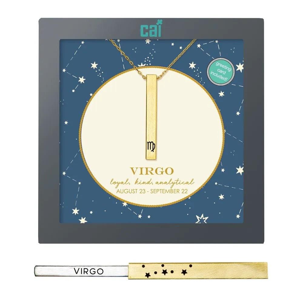 Zodiac Secret Message Necklace