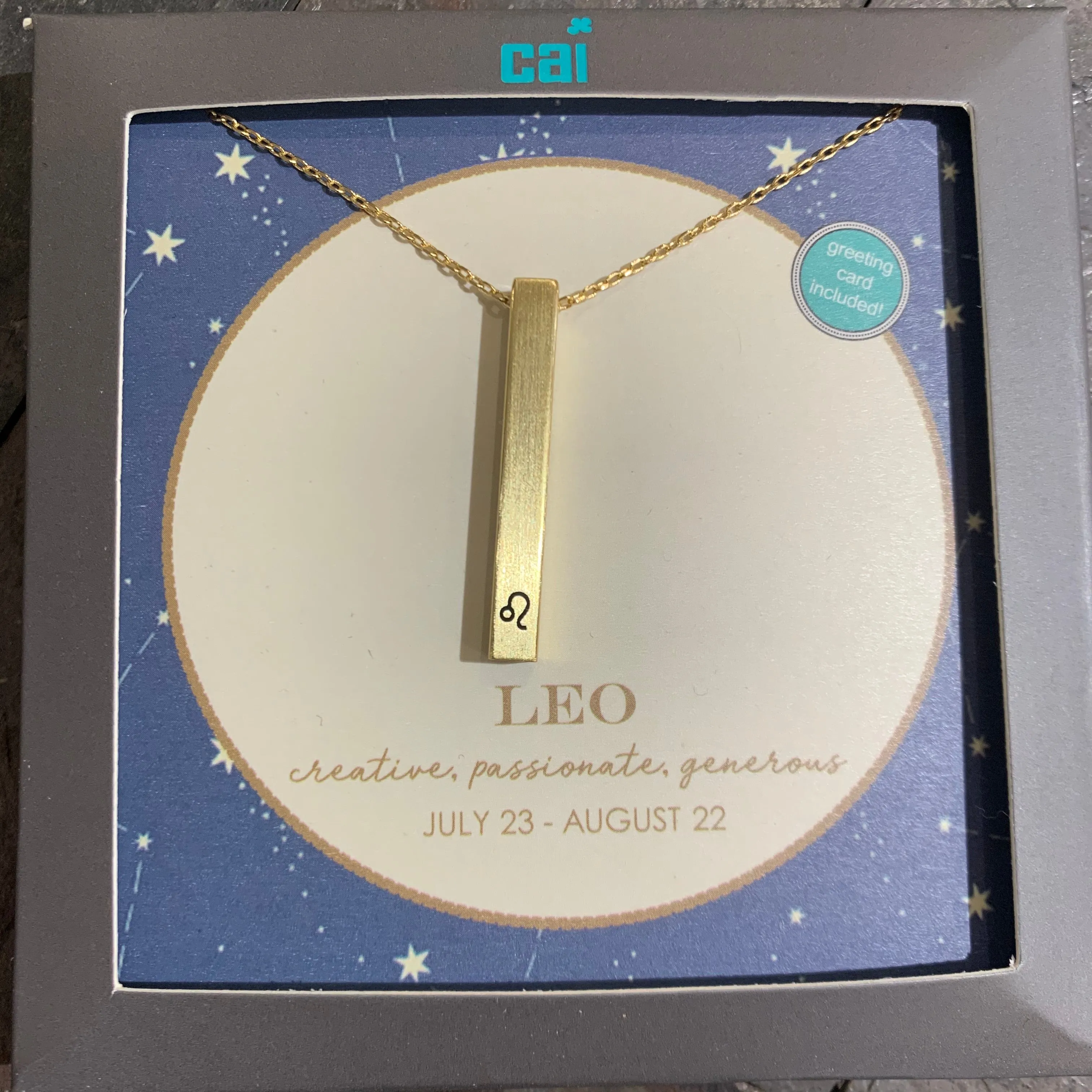 Zodiac Secret Message Necklace